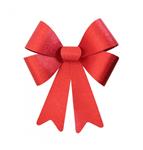 Rood Strik Glitters Strepen 50cm