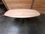 Deens ovaal tafelblad 95x200cm 40mm dikte