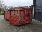 haakarm container ex brandweer, lengte 5 meter met achter klep