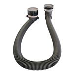 Badafvoer met Overloop Badvulcombinatie Brauer Gunmetal Edition Geborsteld Gunmetal