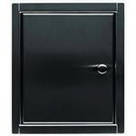 ROLL UP INBOUW TOILETROLHOUDER VOOR 6 ROLLEN BLACK CHROME