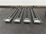 Set van 4 kettingtransporteurs zonder aandrijving 280 x 40 cm