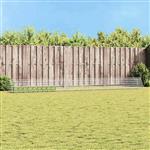 vidaXL Konijnenkooi Zilver 650 x 55 x 55 cm Gegalvaniseerd staal