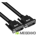 CLUB3D DVI-D DUAL LINK (24+1) CABLE BI DIRECTIONAL M/M 3m 9.8 ft 28AWG Zwart