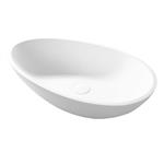 Waskom Cipi L'Uovo Basin 60x35x16cm Solid Surface Mat Wit