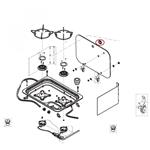 Dometic CE99-DF Beveiligingsring Glasdeksel