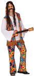 Hippie 60S Kostuum Heren Bloemen 3 delig