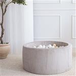 Ballenbad - Rib Velvet - 90x40cm - Grey Excl ballen