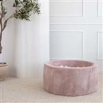 Ballenbad - Rib Velvet - 90x40cm - Dirty Pink Excl ballen