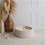 Ballenbad - Rib Velvet - 90x30cm - Créme Excl ballen