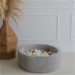 Ballenbad - Rib Velvet - 90x30cm - Grey Excl ballen