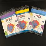 Happy Cube Original - set van 3 (paars, blauw, geel)