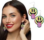 Smiley Oorbellen 2st