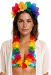 Bloemen Haarband Regenboog