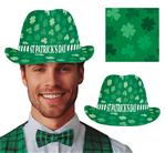 St. Patrick'S Day Hoed Groen Klavertjes
