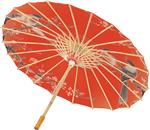 Japanse Paraplu Rood 82cm
