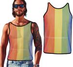 Regenboog Tanktop Mesh