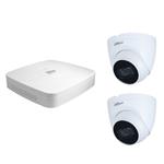 Dahua set 4-kanaals IP NVR + 2 x 4MP IP eyeball camera IP67