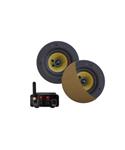 Bluetooth Audiosysteem AquaSound (50 Watt / BT4.0 / Auto-AUX) Met Speakerset Samba 230V/12V Brushed 
