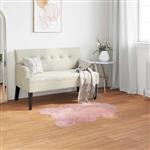 vidaXL Nep Schapenvacht Tapijt Tafalla Roze 60 x 90 cm Polyester