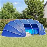 vidaXL Zwembad Tent Koepel Blauw 538 x 440 x 204 cm