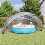 vidaXL Pooldome Doorzichtig 592 x 590 x 275 cm PVC