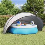 vidaXL Pooldome Grijs en Oranje 500 x 500 x 236 cm