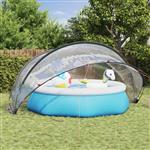 vidaXL Pooldome Doorzichtig 472 x 460 x 229 cm PVC