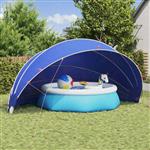 vidaXL Pooldome Blauw 592 x 590 x 275 cm 185T polyester met PU-coating