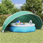 vidaXL Pooldome Groen 546 x 516 x 250 cm 185T polyester met PU-coating