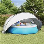 vidaXL Pooldome Grijs en Oranje 472 x 460 x 229 cm