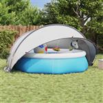 vidaXL Pooldome Grijs en Oranje 405 x 405 x 192 cm