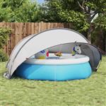 vidaXL Pooldome Grijs en Oranje 336 x 322 x 160 cm