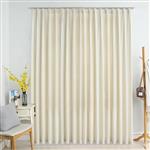 vidaXL Gordijn verduisterend met haken 290x245 cm fluweel crème