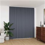 vidaXL Gordijn verduisterend met haken 290x245 cm grijs