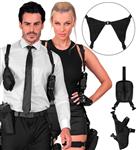 Zwarte Holster Schouder