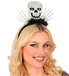 Skelet Haarband Zwart Wit