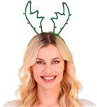 Rendier Haarband Rood Groen