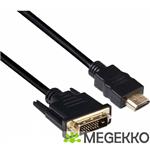 CLUB3D DVI to HDMI 1.4 Cable M/M 2 meter Bidirectional