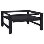 vidaXL Wasmachine Pedestal Zwart 64 x 55 x 32.5 cm Staal