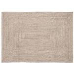 vidaXL Vloerkleden Rechthoekig Natuurlijk en Wit 140 x 200 cm Jute
