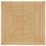 vidaXL Gebied Tapijt Beige 160 x 160 cm Jute