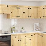 vidaXL Kast met plank Honing 60 x 32 x 40 cm Massief grenenhout