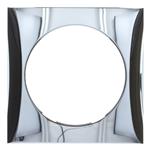 Berker Afdekraam Flow 1-Vaks Chroom Hoogglans