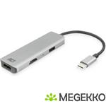 ACT USB-C 4K multiport adapter voor 2 HDMI schermen. USB-A datapoort
