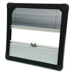 Horrex Gebogen Duo Plissé R5000 Zwart 524x534