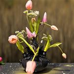 Tulpenvaas - kunsttulpen - compleet