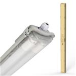 Proventa LED TL dubbel armatuur met 2 buizen 150 cm - Koud wit licht 6500 K - Waterdicht - Complete 