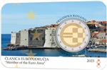 Kroatië 2 Euro 2023 'Lid van de Eurozone' Coincard