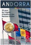 Andorra 2 Euro 2023 '30 Jaar VN-Lid'